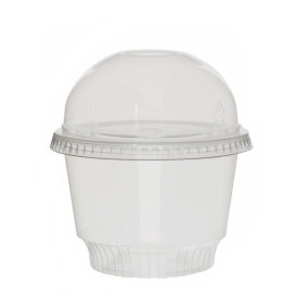 Plastic Container PET Crystal Solo® 8Oz/240ml Ø9,2cm (50 Units)
