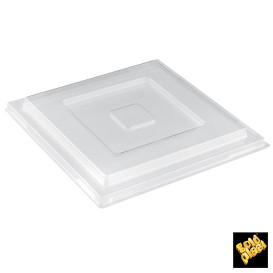 Plastic Lid for Tasting Bowl PS "Pagoda" Big Clear PET 1750ml (6 Units) 