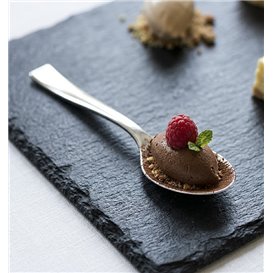 Plastic Teaspoon Metallized 10cm (100 Units)  