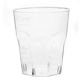 Plastic Shot PS Clear Ø37mm 25ml (50 Units) 