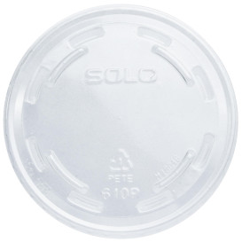 Plastic Lid PET Crystal Flat Ø7,8cm (100 Units)  