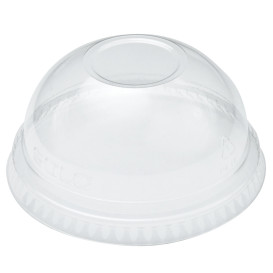 Plastic Dome Lid PET Crystal Ø7,8cm (100 Units)  