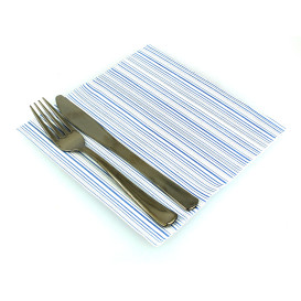 Airlaid Napkins "Basic" Turquoise 40x40cm (50 Units) 