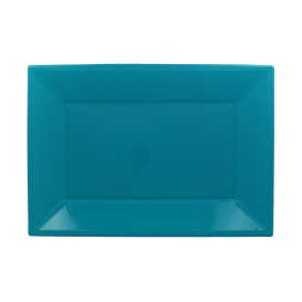 Plastic Tray Turquoise 33x22,5cm (750 Units)
