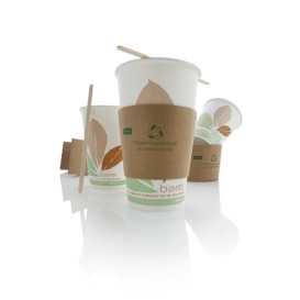 Paper Cup PLA "Bare" 12 Oz/360ml Ø8,9cm (50 Units) 