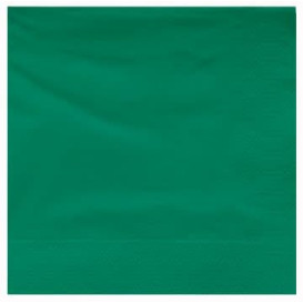 Paper Napkin Edging Green 25x25cm 2C (200 Units)