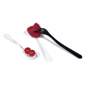 Tasting Mini Fork Black in Box 10cm (5000 Units)