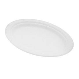 Sugarcane Tray White 26x19 cm (50 Units) 