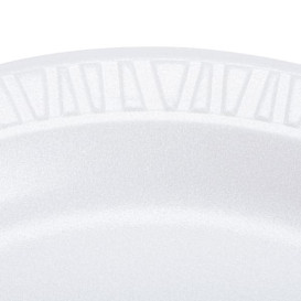 Foam Plate "Concorde" White 15 cm (125 Units)  