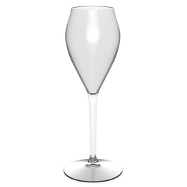 Reusable Plastic Glass Wine "Tritan" Clear 160ml (6 Units)
