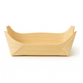 Pine Leaf Boat Tray 7,5x7,5x3cm (1000 Units)