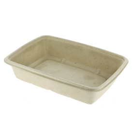 Sugarcane Container 1050ml 21x16,5x6cm (75 Units)  