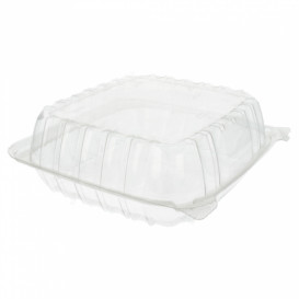 Plastic Hinged Deli Container OPS "Clear Seal" 335ml (250 Units)