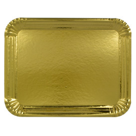 Paper Tray Rectangular shape Gold 14x21 cm (1400 Units)