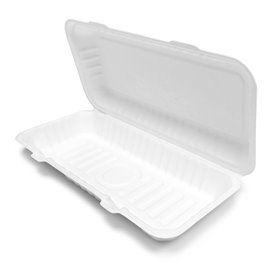 Plastic Container Heat Sealable Translucent 1440ml 19,2x13,7x8,6cm (100 Units)  