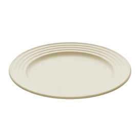 Sugarcane Plate Premium Wave Natural Ø18cm (50 Units) 