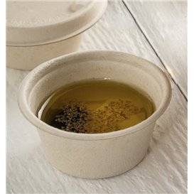 Sugarcane Container Natural Ø6,0cm 60ml (100 Units) 