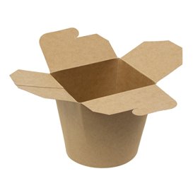 Paper Take-Out Container 100% ECO Kraft 26Oz/780ml (50 Units)