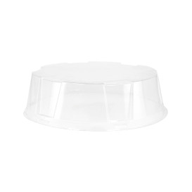 Lid for Cake Container APET Ø16x8cm (160 Units)