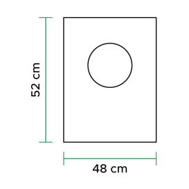 Plastic Bag 100% Biodegradable 48x52cm (500 Units)
