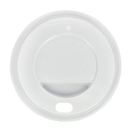 Lid for Paper Cup Hole 4Oz/120ml White Ø6,2cm (1000 Units)