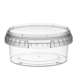 Plastic Deli Container with Plastic Lid PP Tamper-Evident 300 ml Ø11,8 (374 Units)