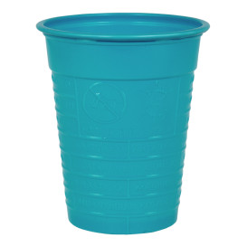 Plastic Cup PS Turquoise 200ml Ø7cm (1500 Units)