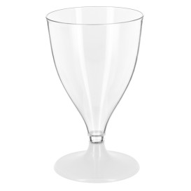 Reusable PS Cup Water/Wine White Foot 200ml 2P (48 Units)