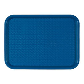 Plastic Tray Fast Food Blue 30,4x41,4cm (24 Units)
