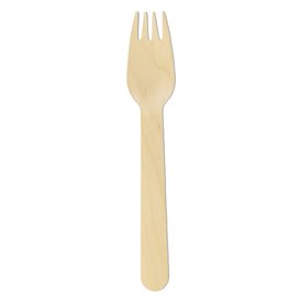 Wooden Fork Eco 16cm (1.000 Units)