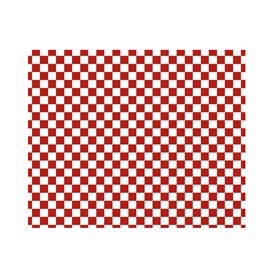 Envuelta antigrasa "Vichy" rojo