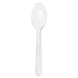 Reusable Teaspoon PS Transparent 125mm (50 Units)