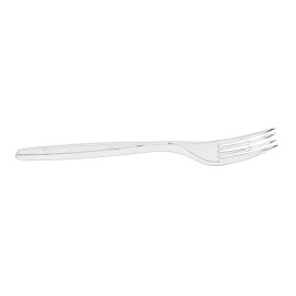 Reusable Fork PS "Diamant" Transparent 180mm (100 Units)