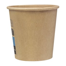 Paper Cup 4Oz/120ml Brown Ø6,2cm (100 Units) 