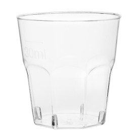 Plastic Shot PS Clear Ø40mm 30ml (50 Units) 