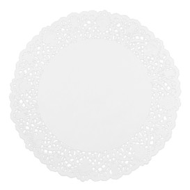 Paper Lace Doilie "Litos" White Ø32cm (250 Units)  