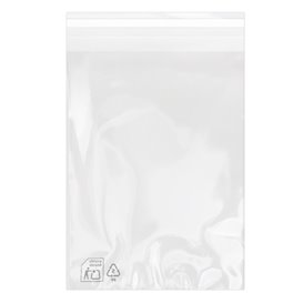 Plastic Bag with Adhesive Flap Cellophane 18x25cm G-160 (1000 Units)