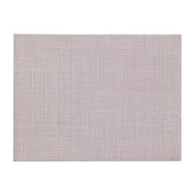 Pre-Cut Paper Tablecloth 1x1m "Between Lines" Brown 40g/m² (400 Units)