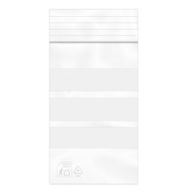 Plastic Zip Bag Seal top Write-On Block 4x6cm G-200 (100 Units)