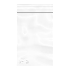 Plastic Zip Bag Seal top 10x15cm G-200 (1000 Units)