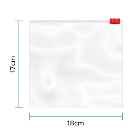 Plastic Bag Slider Zipper G250 18x17cm (100 Units)  