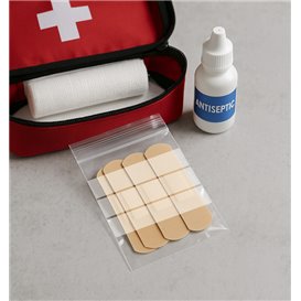 Plastic Zip Bag Seal top Write-On Block 10x15cm G-200 (100 Units)  