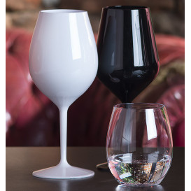 Reusable Plastic Glass Wine "Tritan" White 510ml (6 Units)