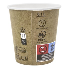 Paper Cup Kraft 4Oz/120ml Ø6,2cm (2000 Units)