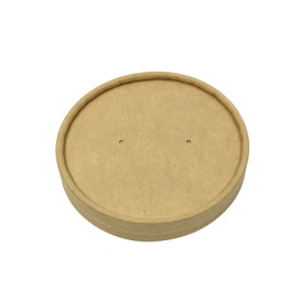 Kraft Carton Lid for Carton Pots of 9,0cm (25 Units)