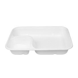 Sugarcane Tray Kraft 17x5x3,5cm (100 Units)