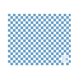 Paper Food Wrap Grease-Proof “Vichy” Blue 20x24,5cm (1.000 Units)