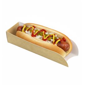 Paper Hot Dog Tray Kraft 17x5x3,5cm (1000 Units)