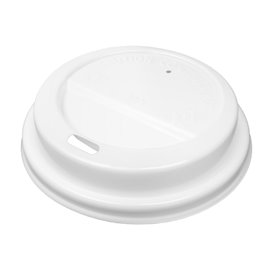 Lid for Paper Cup Hole White 12, 16 and 22 Oz Ø9,0cm (1000 Units)