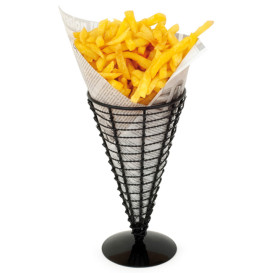 Serving Basket Containers Steel Ø12,8x22,5cm (1 Unit) 